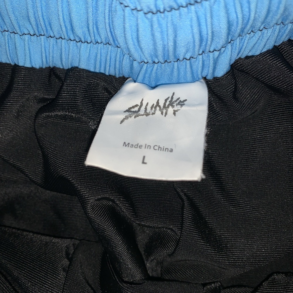 Slunks Shorts Men's Large Blue Lined Proplay Volleyball - Picture 4 of 9